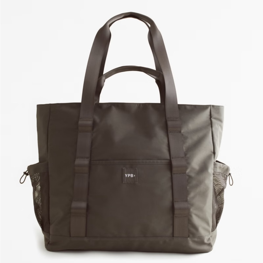 Abercrombie & Fitch Black Tote Bag with Minimalist Design